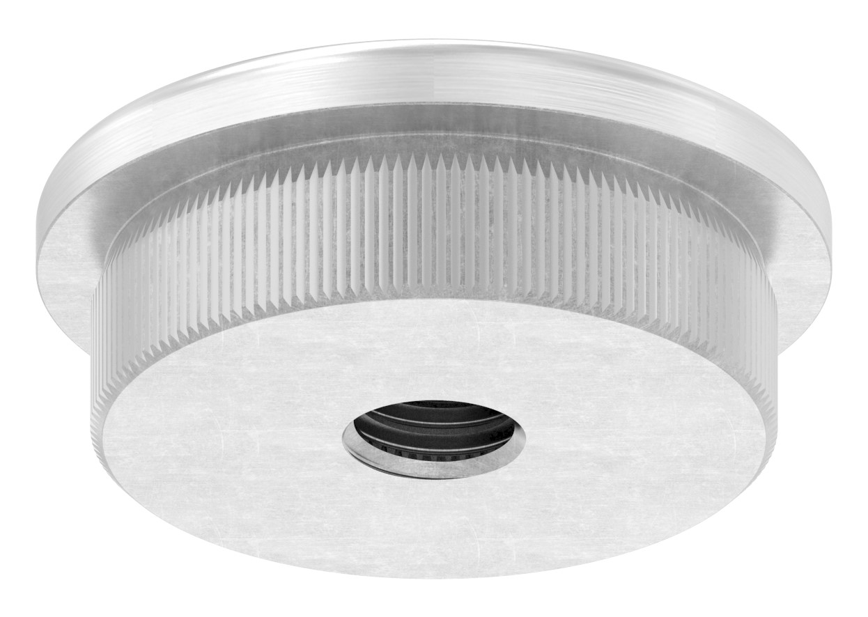 Rohrabschlussstopfen, für Rohr 33,7x2,5mm, V2A