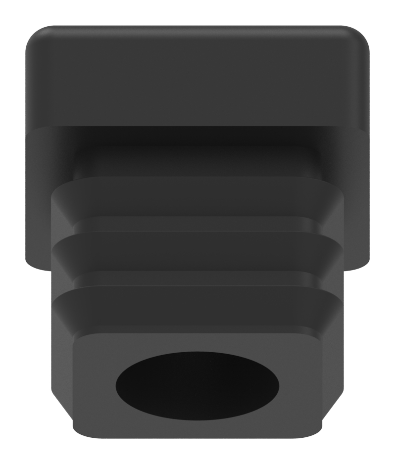 Kunststoffkappe für Quadratrohr 25x25mm