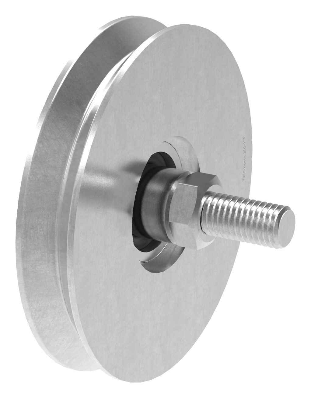 Schiebetorrolle mit V-Rille