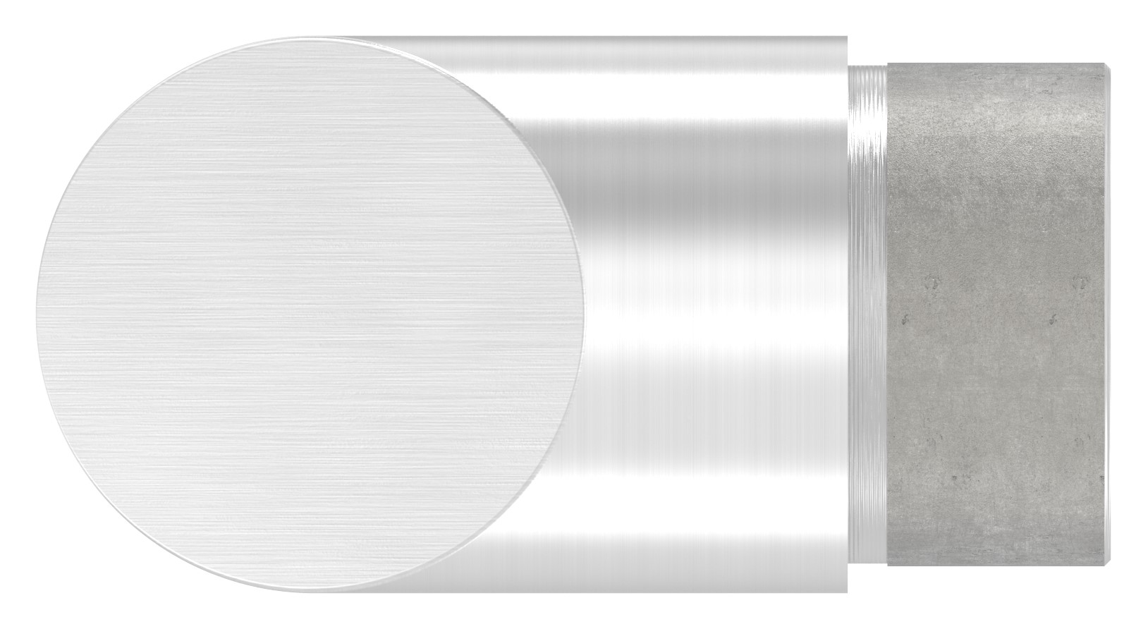 Endbogen 45°, für Rohr 42,4x2,0mm, V2A