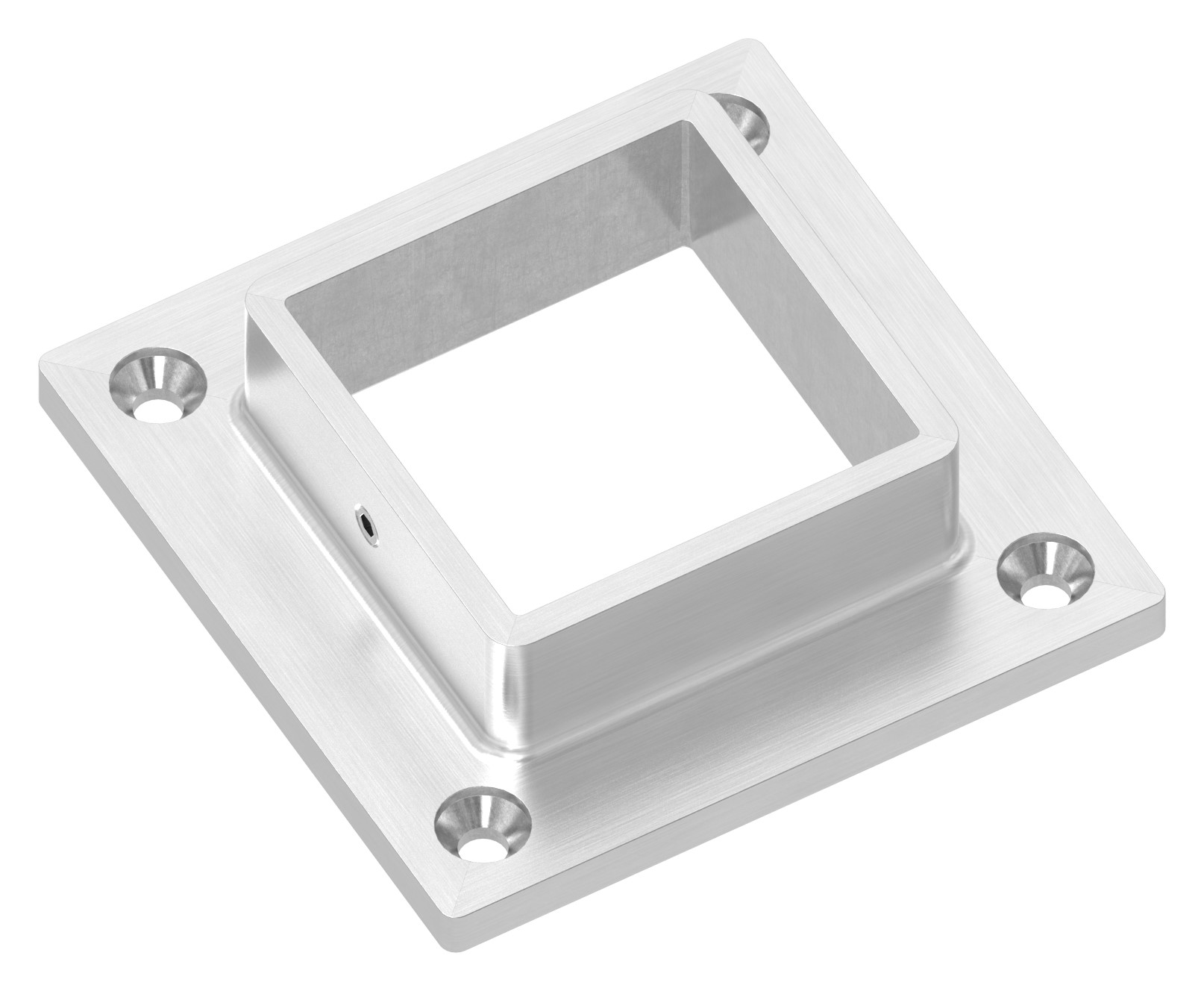 Wand- und Bodenanker, für Rohr 50x50mm, V2A