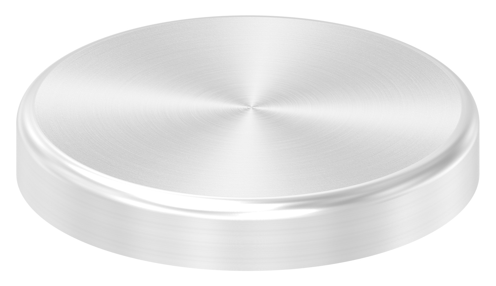 Abdeckrosette, 76x12mm, ohne Bohrung, V4A