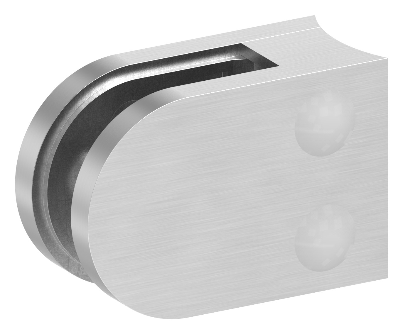 Glasklemme Mod. 12, Anschluss: 60,3mm, in V4A