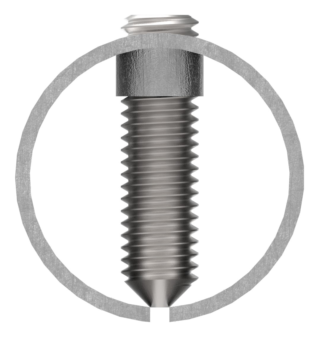 Verbindungshülse für Rohr 33,7x2,0mm, V2A