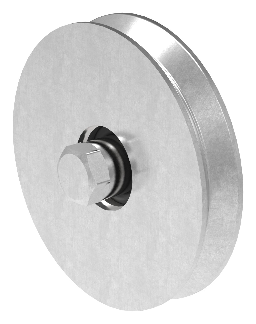 Schiebetorrolle mit V-Rille