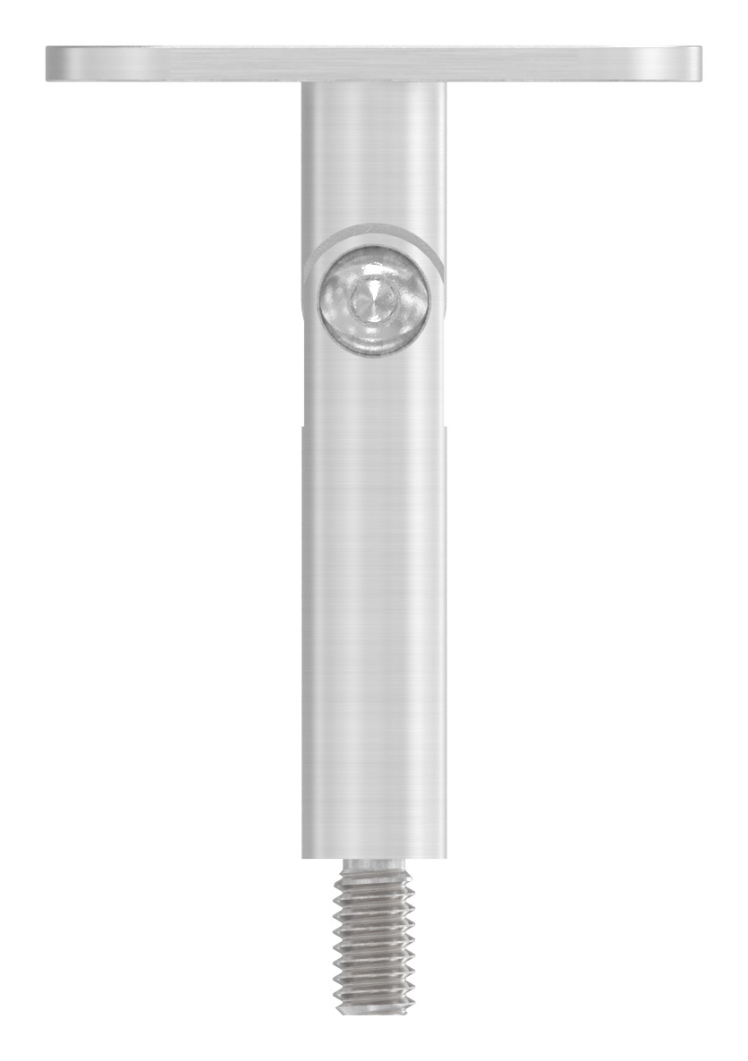 Gelenkstift mit Handlaufanschlussplatte flach, V2A Gelenkstift mit Handlaufanschlussplatte flach, V2A