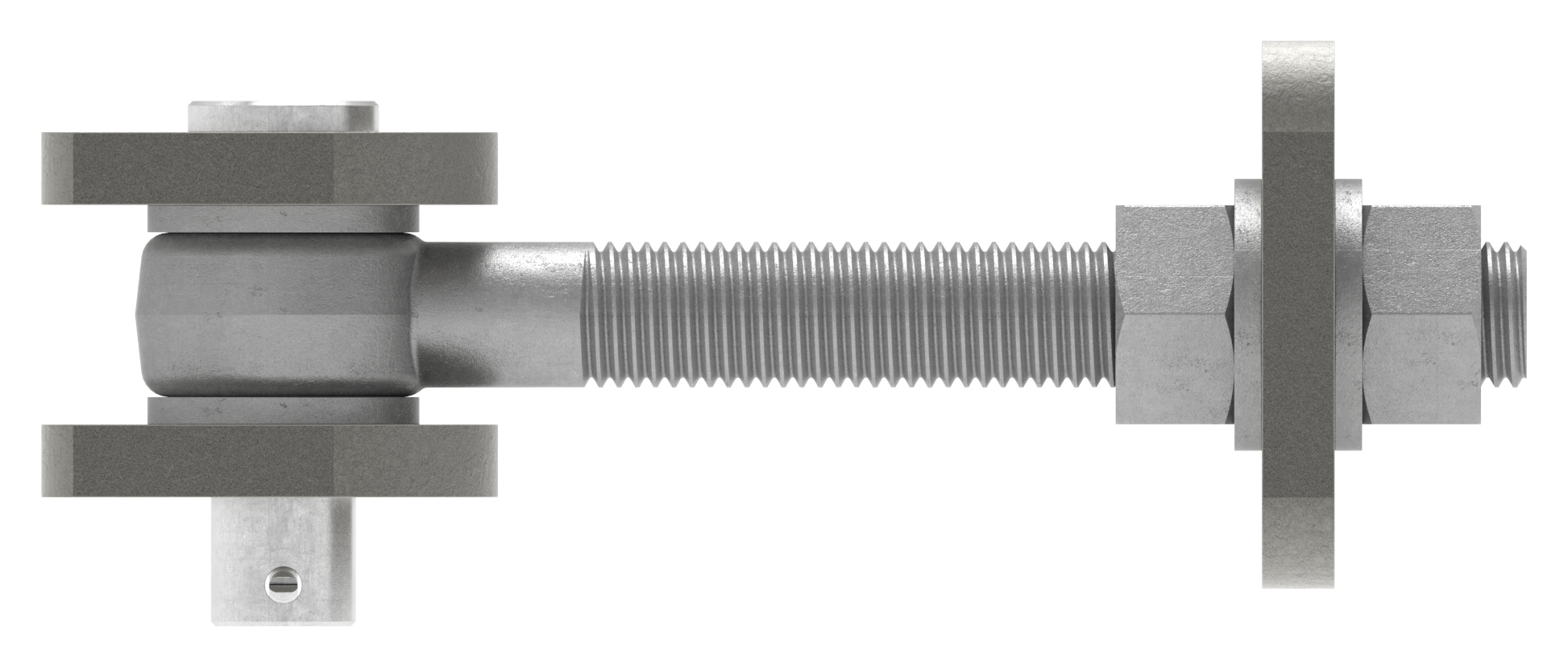 Torband M16, feuerverzinkt, mit Edelstahlbolzen