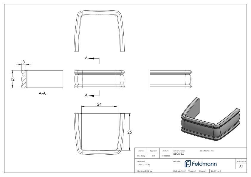 Einzelfertigbund 12x3- 24/25
