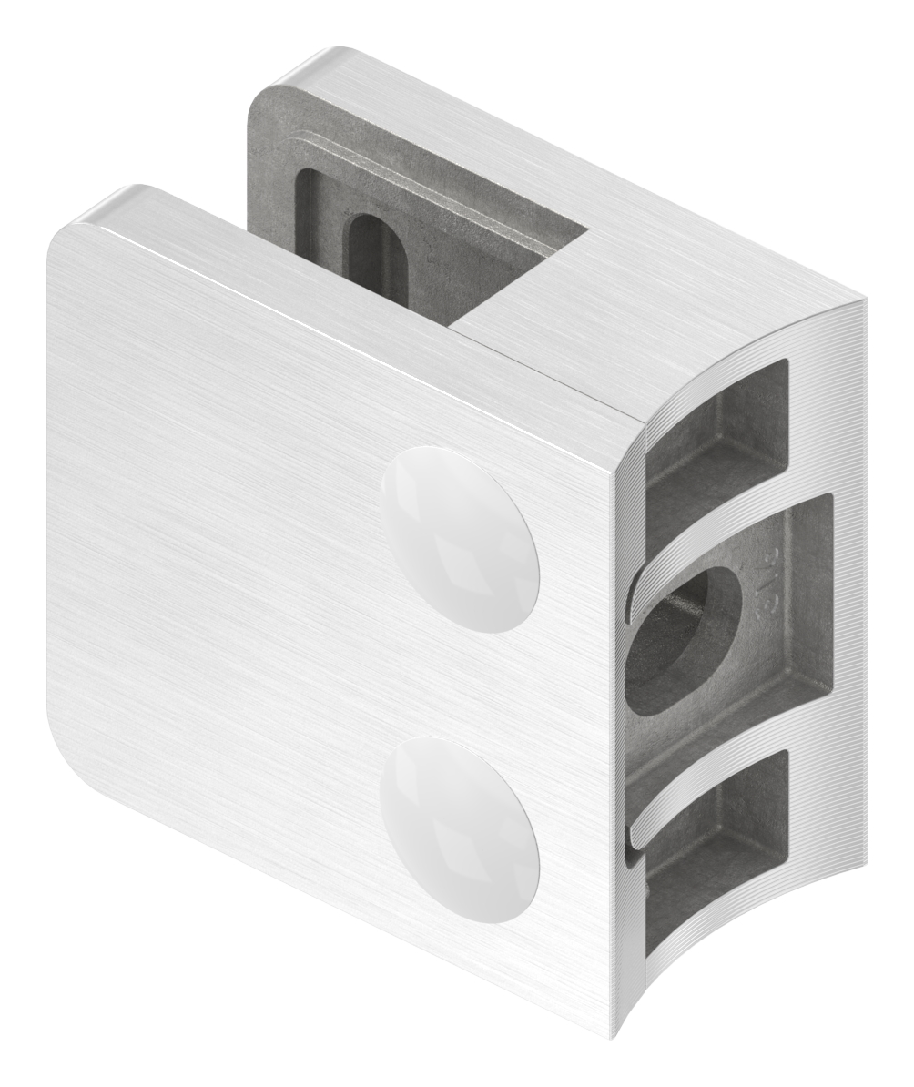 Glasklemme Mod. 11, Anschluss: 60,3mm, V4A Glasklemme Mod. 11, Anschluss: 60,3mm, V4A