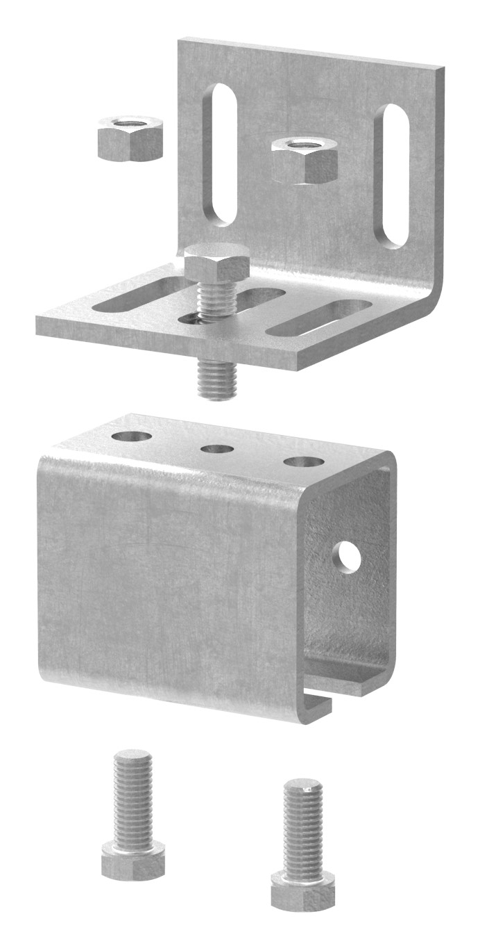 Wandhalterung für Hängetorlaufschienen