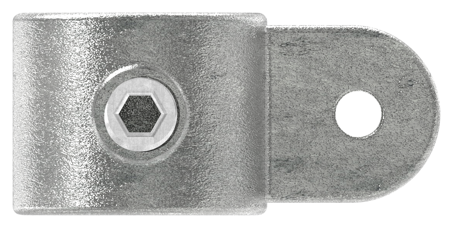 Halter mit einer Lasche, für Rohr Ø 42,4mm