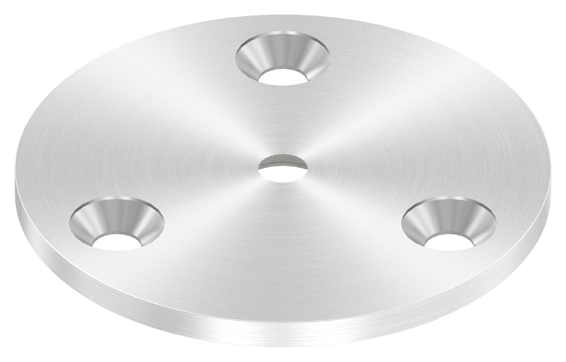 Ronde, Ø 70x4mm, mit Rundschliff, V2A