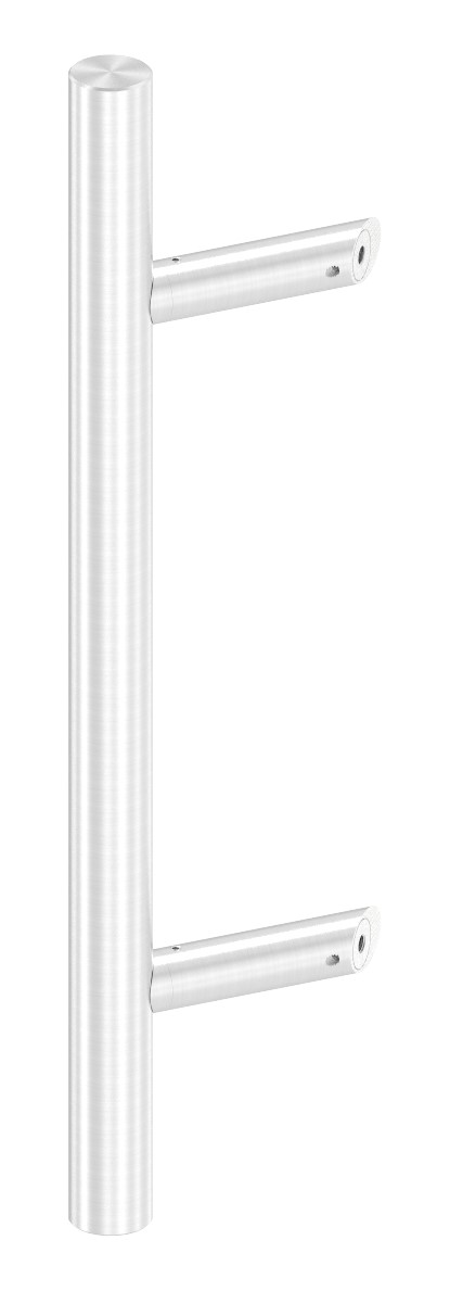 Stoßgriff inkl. Halter mit 45° Schräge 45° mit L: 500mm, V2A Stoßgriff inkl. Halter mit 45° Schräge 45° mit L: 500mm, V2A
