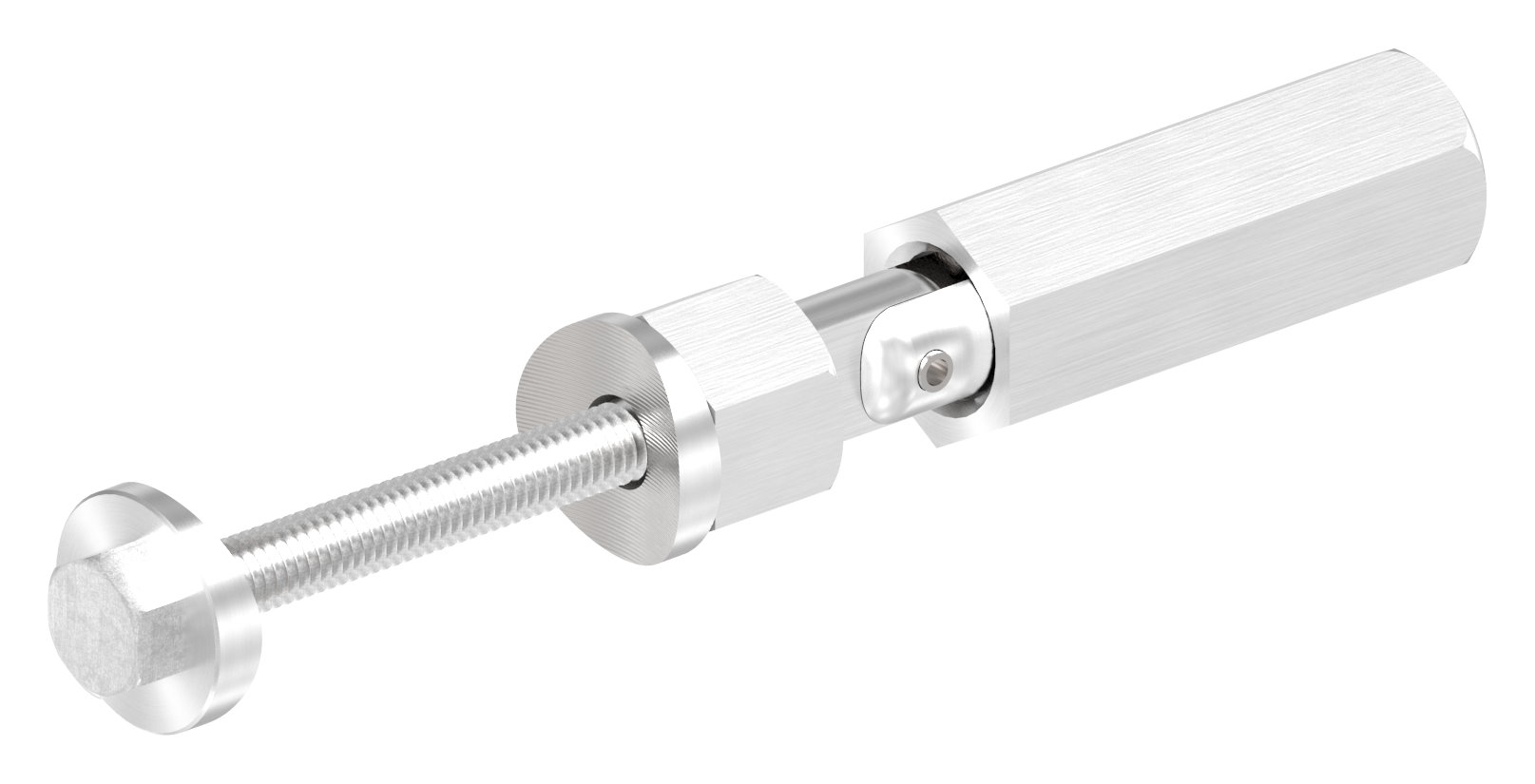 Gewindeterminal zur Selbstmontage, Seil 4mm, V2A