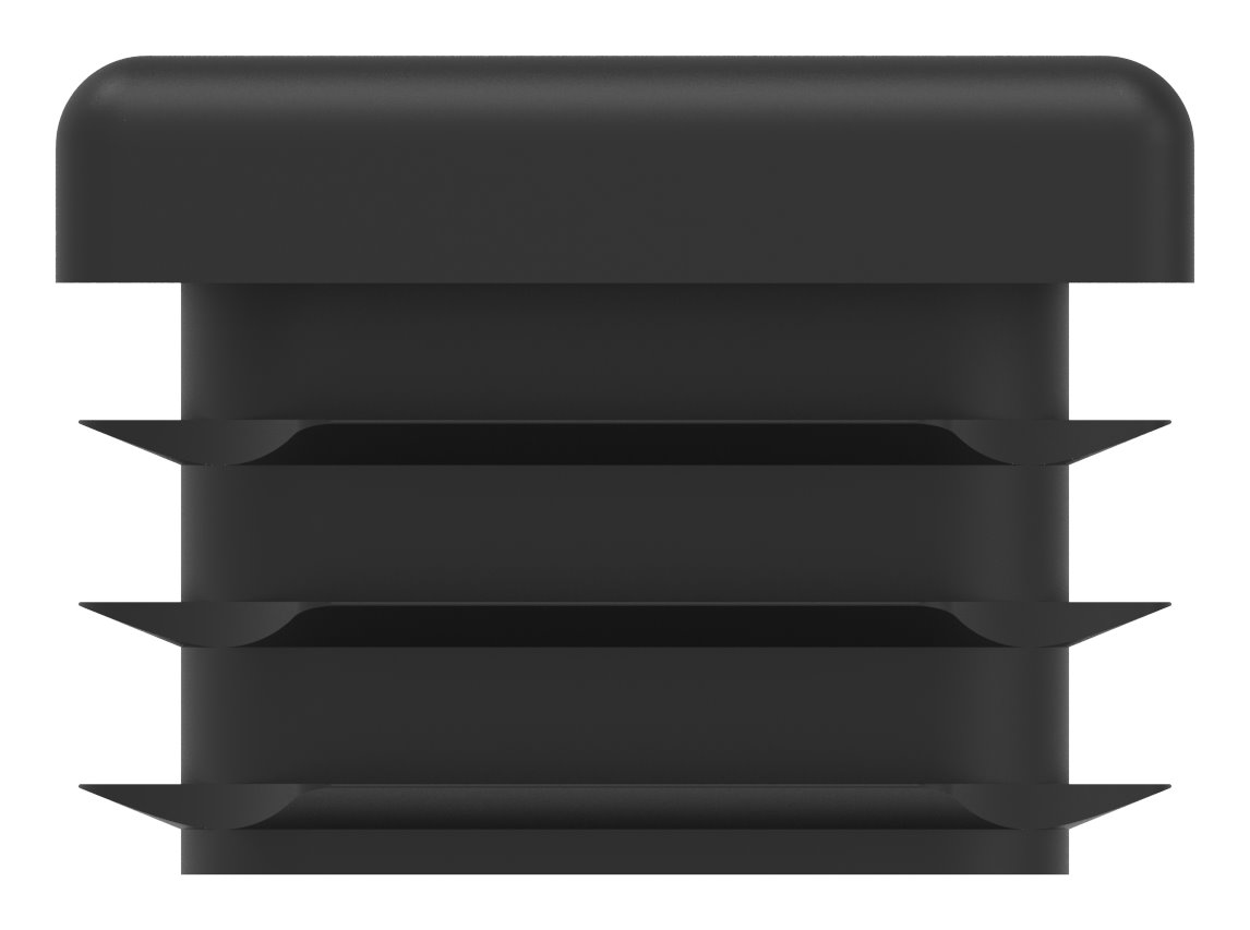 Kunststoffkappe für Quadratrohr 25x25mm