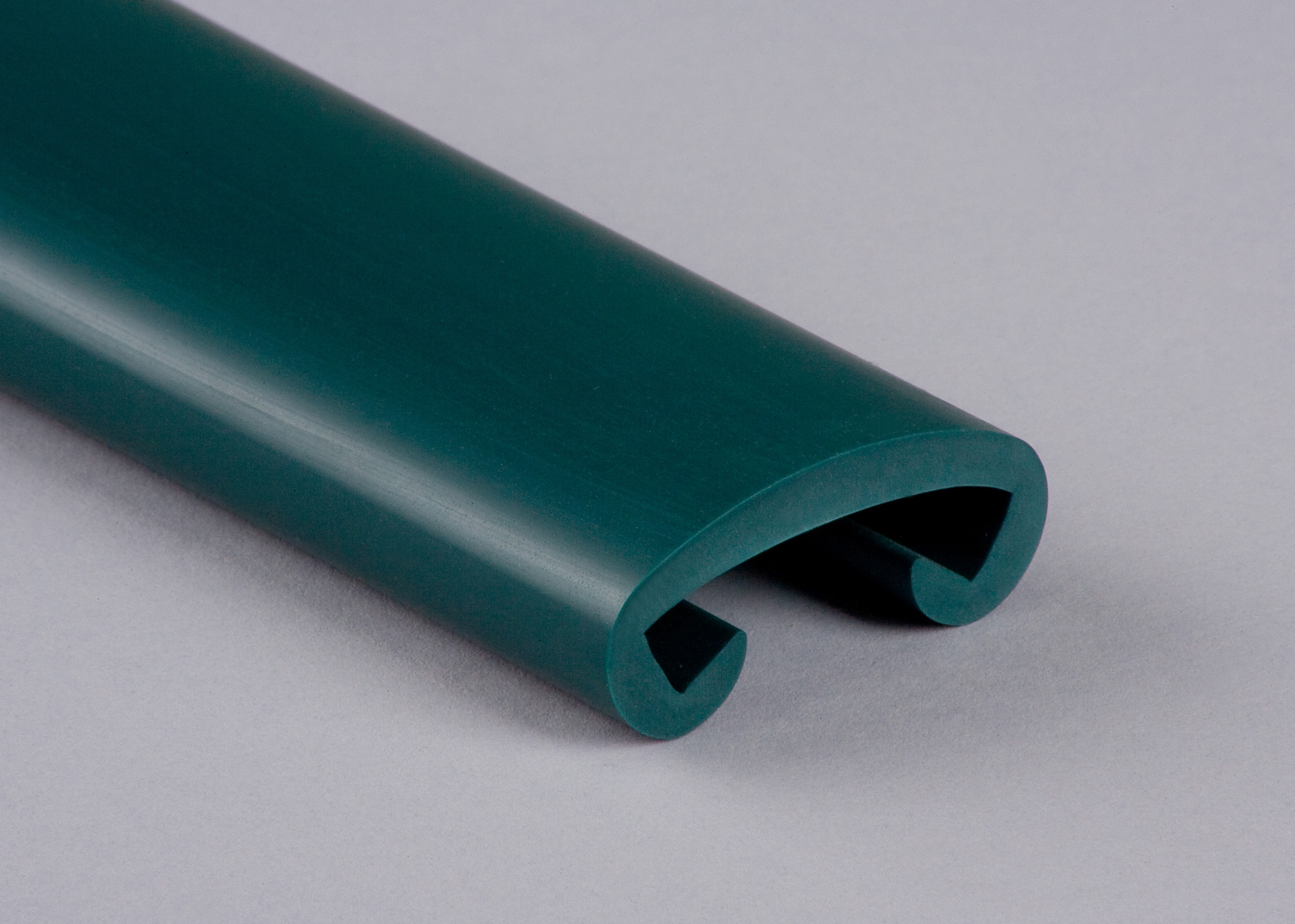 Kunststoffhandlauf für 40x8mm, blaugrün