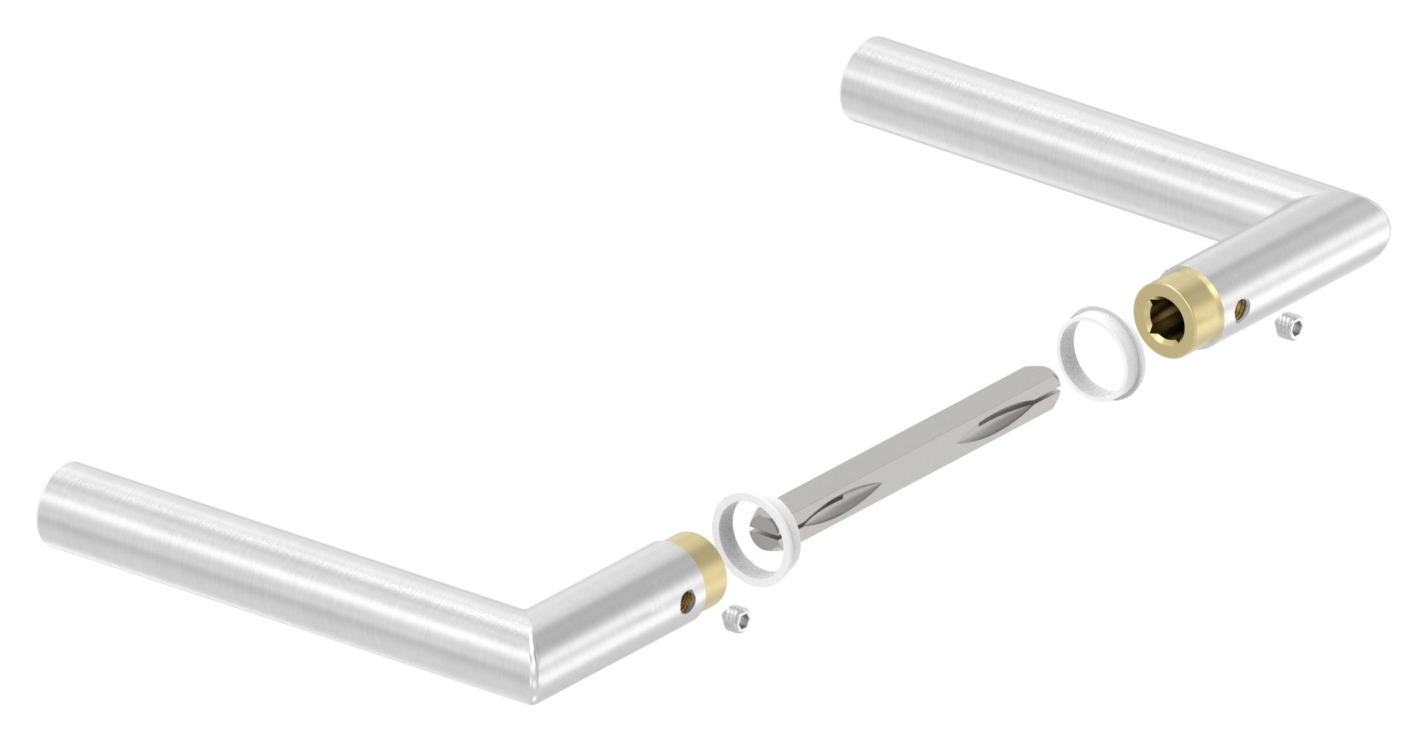 Türdrücker-Paar, V2A