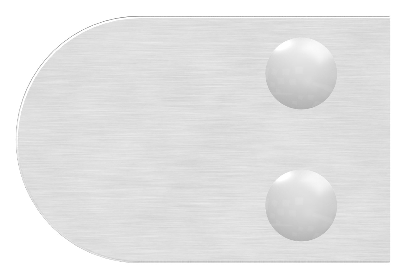 Glasklemme Mod. 38, Anschluss: 48,3mm, V4A Glasklemme Mod. 38, Anschluss: 48,3mm, V4A