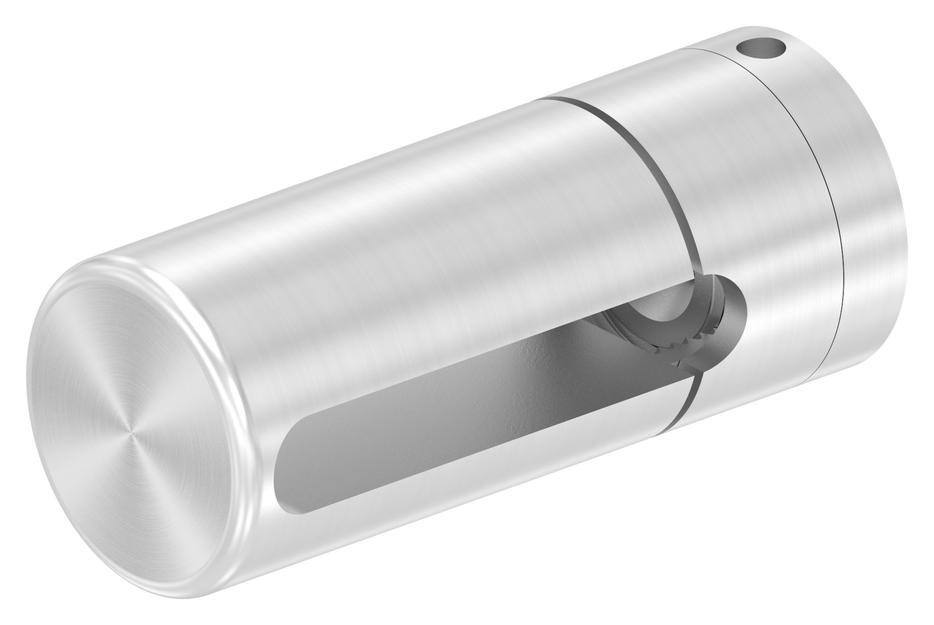 Brenk Grundhalter für Flachstäbe 50x8mm, ALU