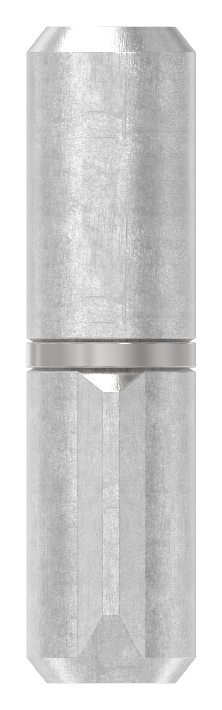 Anschweißband, L: 40mm, mit festem Stift, V2A