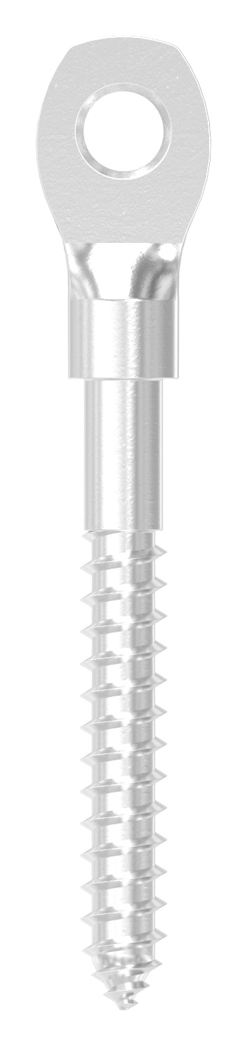 Augenschraube, mit Holzgewinde 5mm, V4A