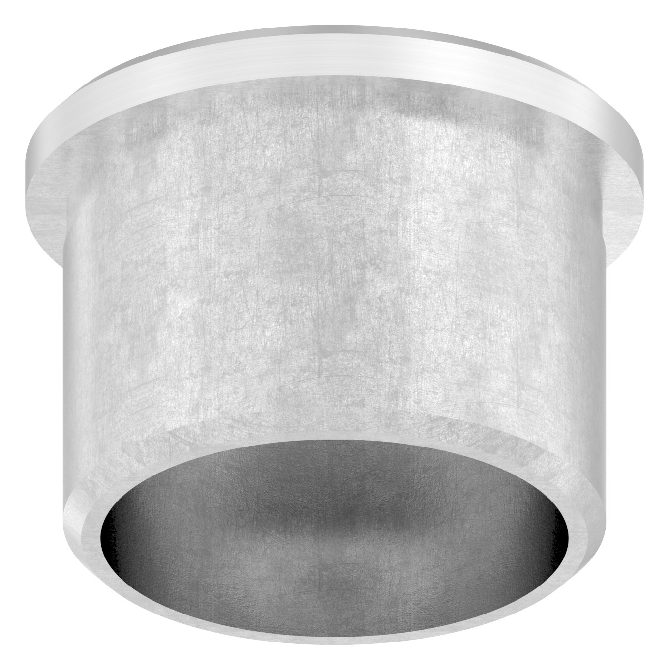 Rohrabschlussstopfen zum Kleben mit M8 für 33,7x2,0mm, V2A