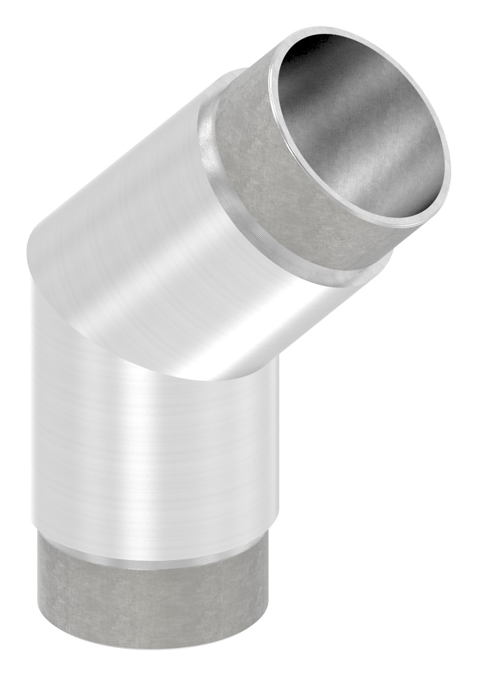 Eckstück 135°, für Rohr 48,3x2,0mm, V2A