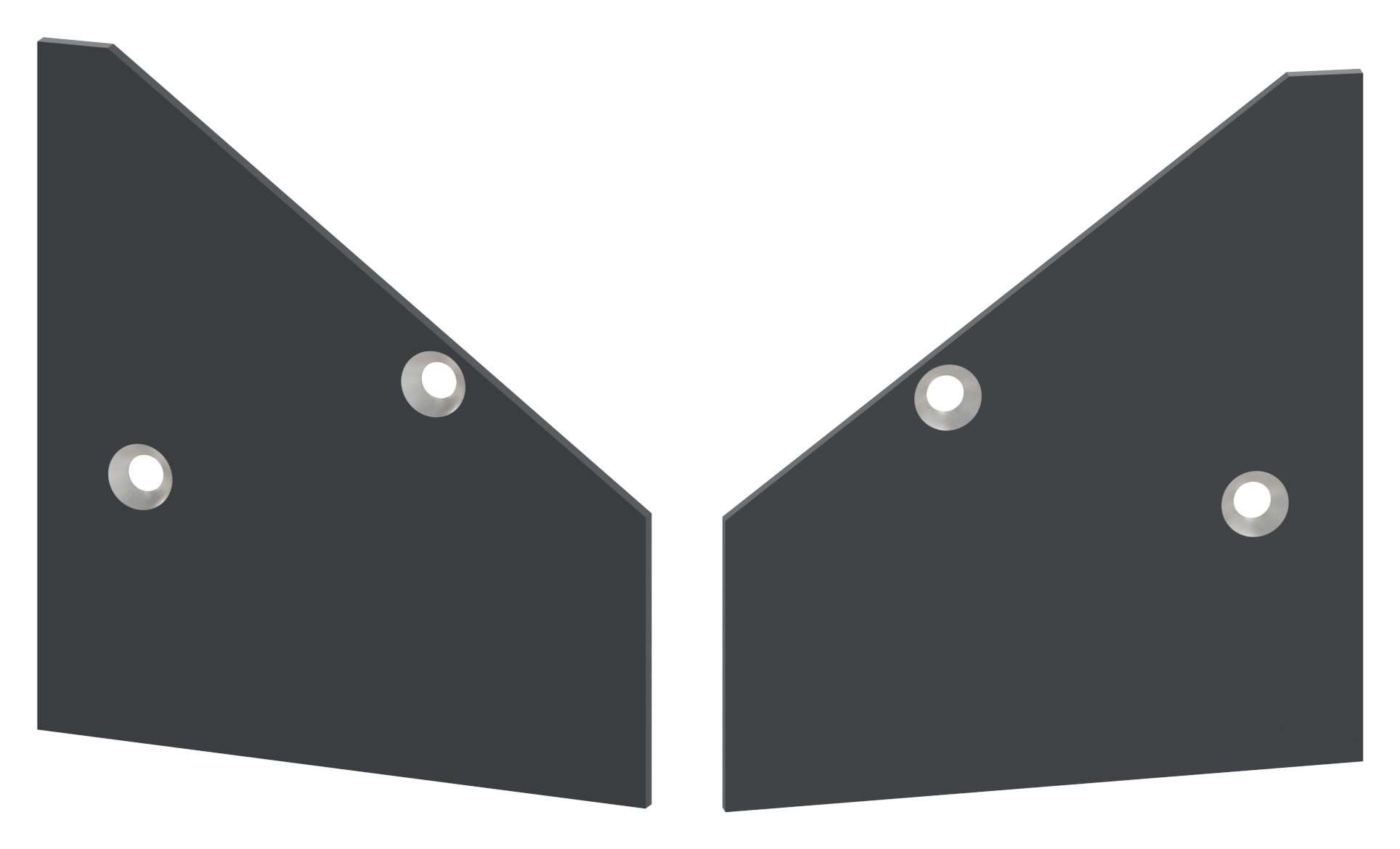 Montage-Set Glas 17,52mm eleganza canopy, für L: 2,005m