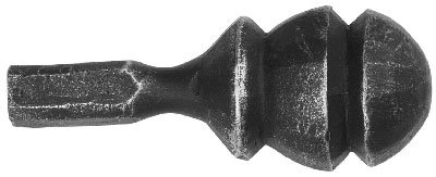 Geländerkugel 25x25mm, 180x65mm