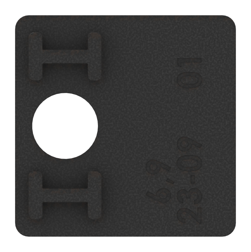 1 Paar Gummi für Mod. 36, für Blech 4,0mm