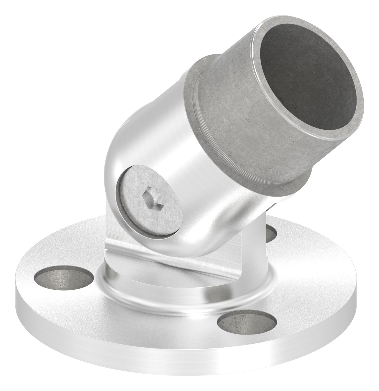 Wandhalter flexibel, für Rohr 33,7x2,0mm, V2A