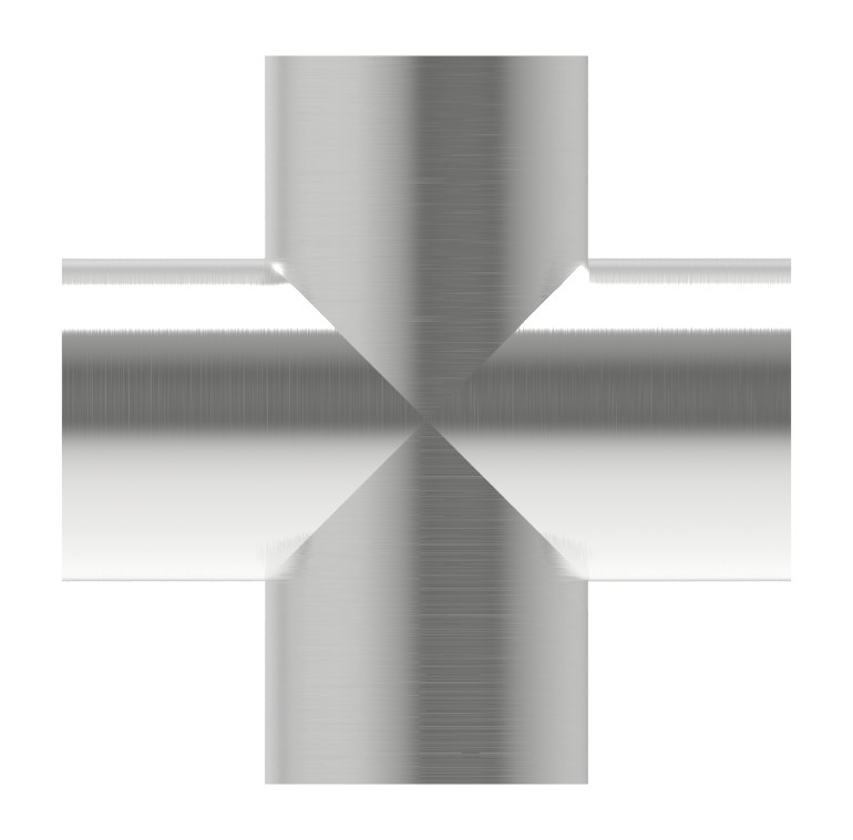 Kreuzstück, 33,7x2,0mm, V2A