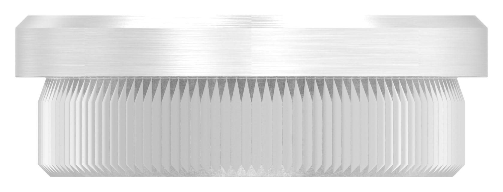 Rohrabschlussstopfen, für Rohr 38,0x2,0mm, V2A