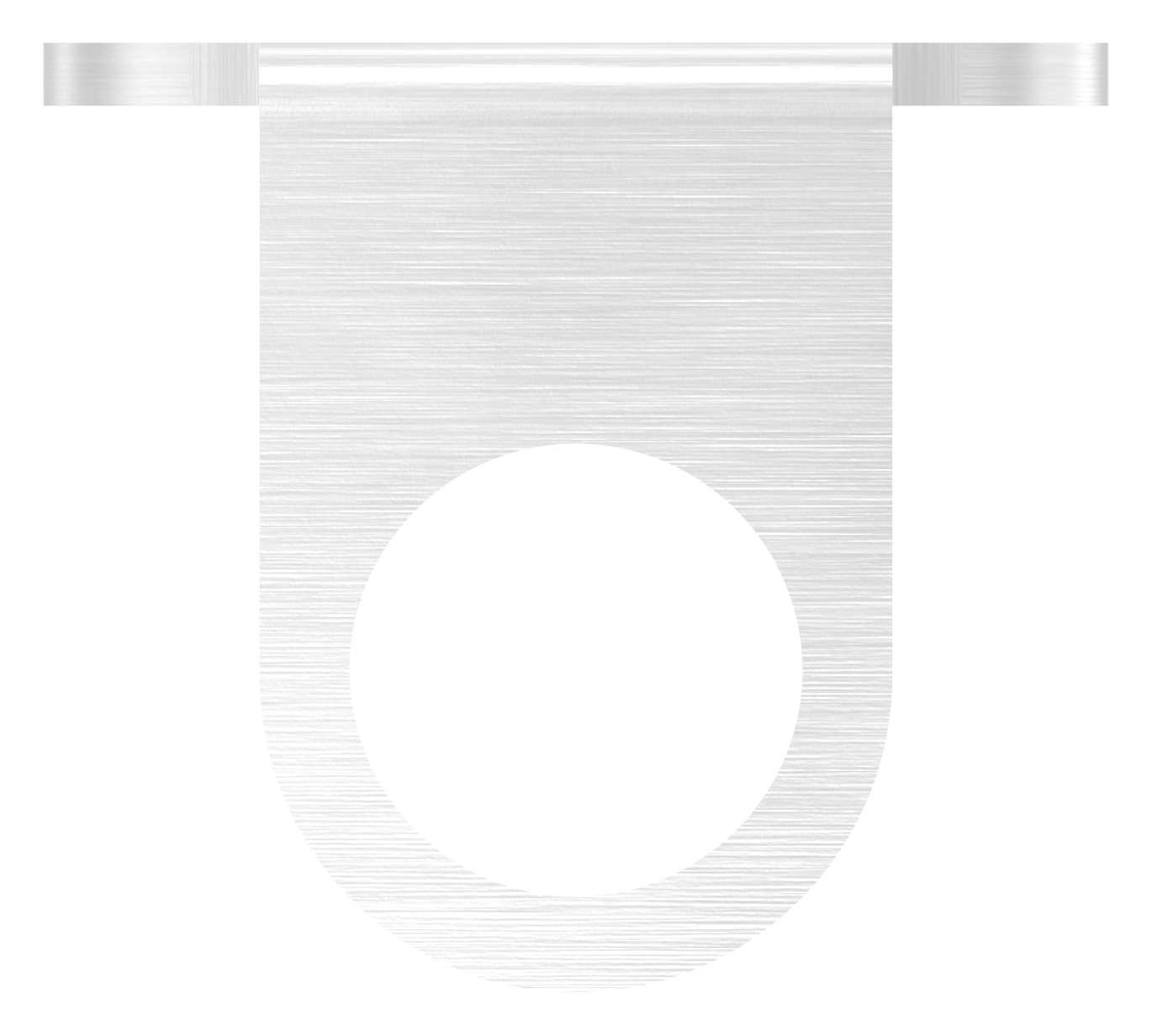 Wandbefestigung für Geländerpfosten 42,4mm, V2A