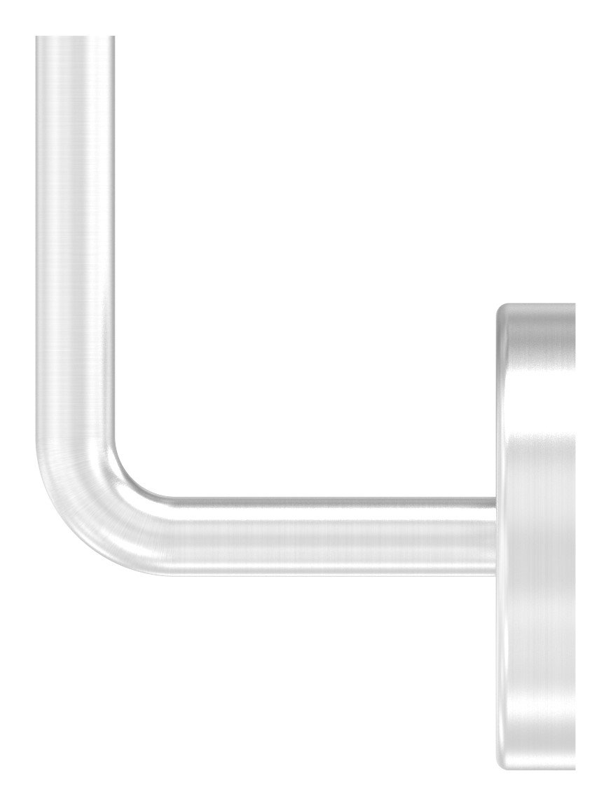 Handlaufhalter inkl. Cliprosette (Ronde und Bügel verschweißt), V2A