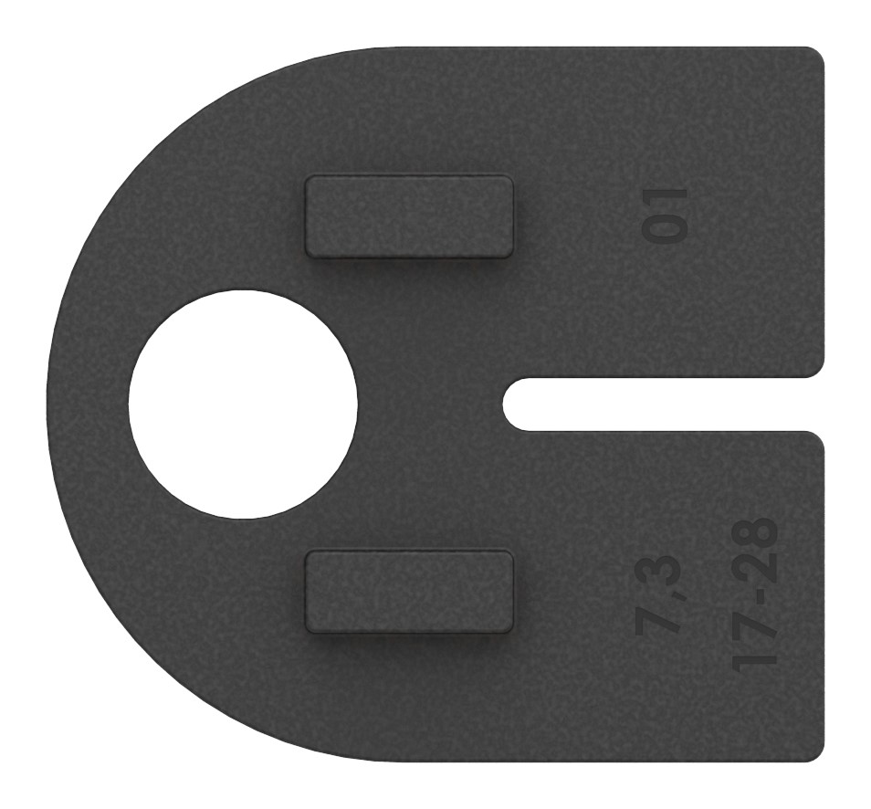 Gummi für Mod. 12, Blech 1,5 mm Gummi für Mod. 12, Blech 1,5 mm
