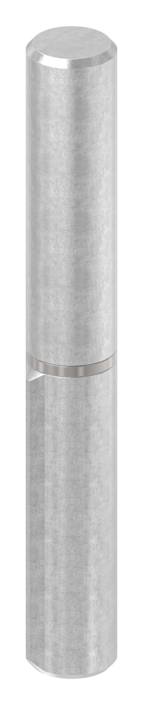 Anschweißband, L: 120mm, mit festem Stift, V2A