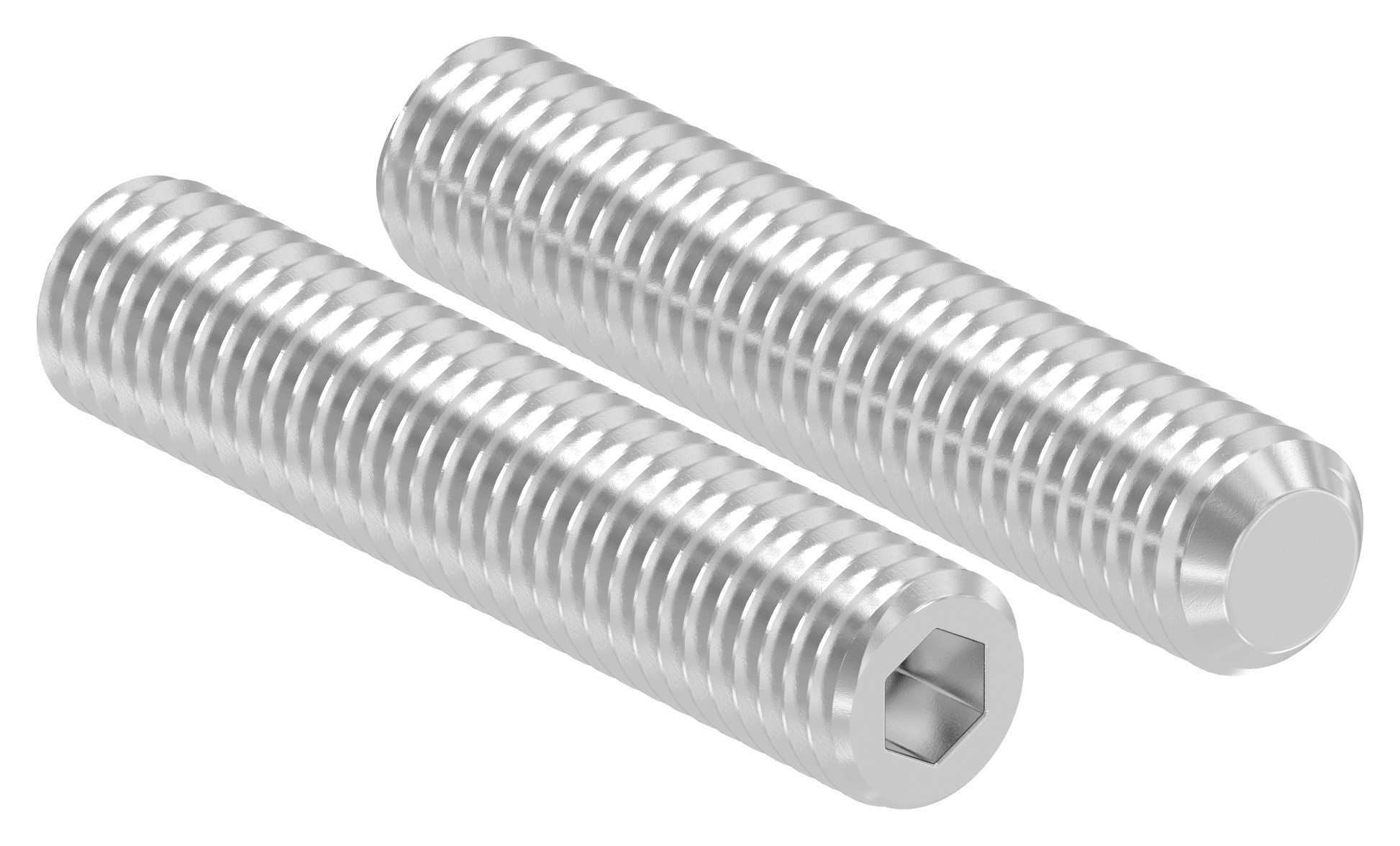 Gewindestift M10x50, V2A, DIN 913 / ISO 4026 Gewindestift M10x50, V2A, DIN 913 / ISO 4026