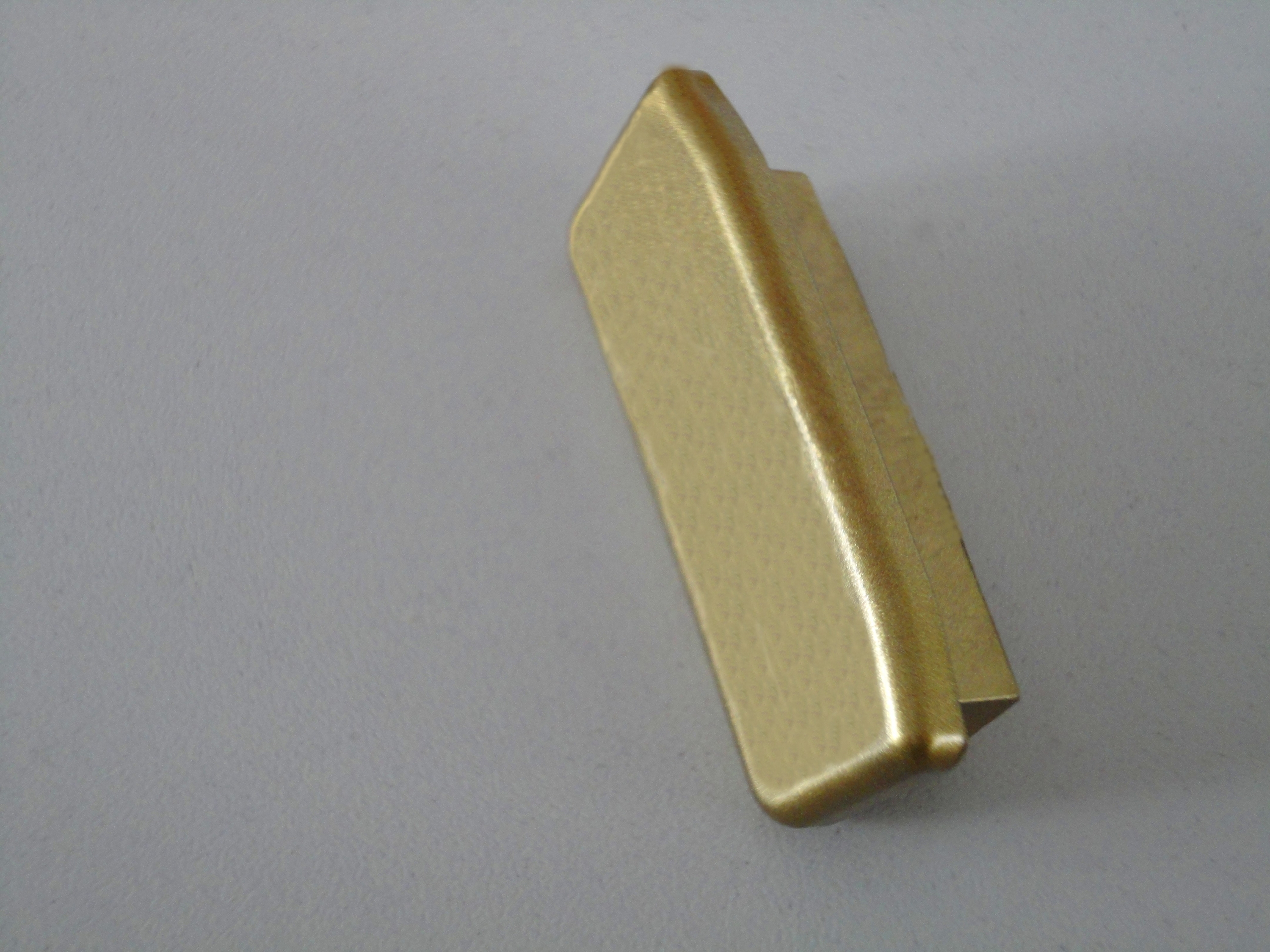 Endkappe für Kunststoffhandlauf für 40x8mm, gold