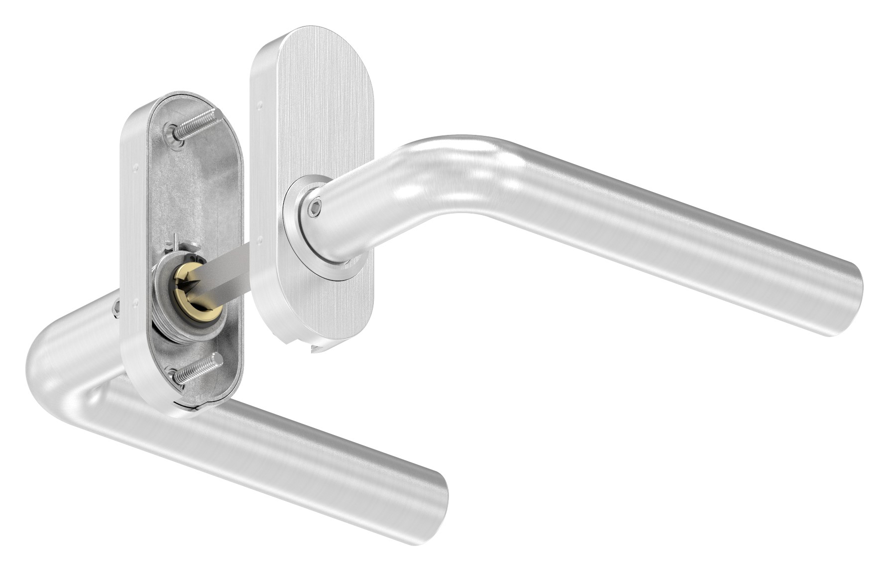 Türdrücker-Paar, V2A Türdrücker-Paar, V2A