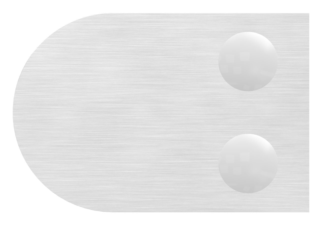 Glasklemme Mod. 32, Anschluss: 48,3mm, V4A