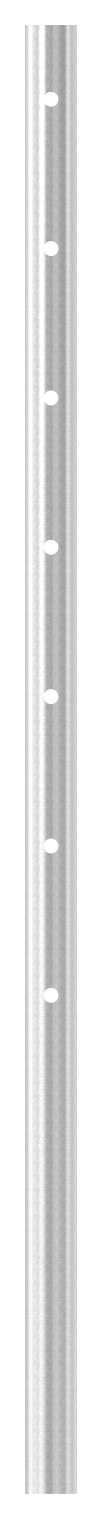 Edelstahlpfosten aus Rohr 42,4mmx2,0mm, V2A