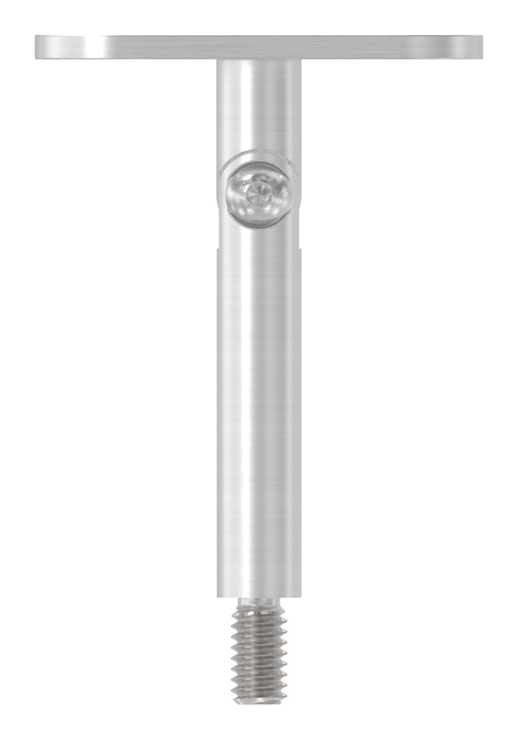 Gelenkstift Ø 12mm mit gerader Handlaufanschlussplatte, V2A