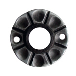 Drückerrosette Ø 50mm, Führung Ø 18mm, Lochabstand 38mm