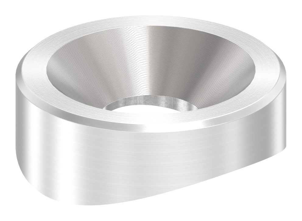Ausgleichsstück (mit Senkung) für Rohr 42,4mm, Ø 22mm, V2A