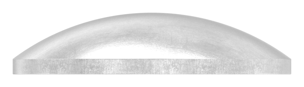 Gewölbte Schale Ø 26,9x1,5mm, H: 6mm, roh, V2A