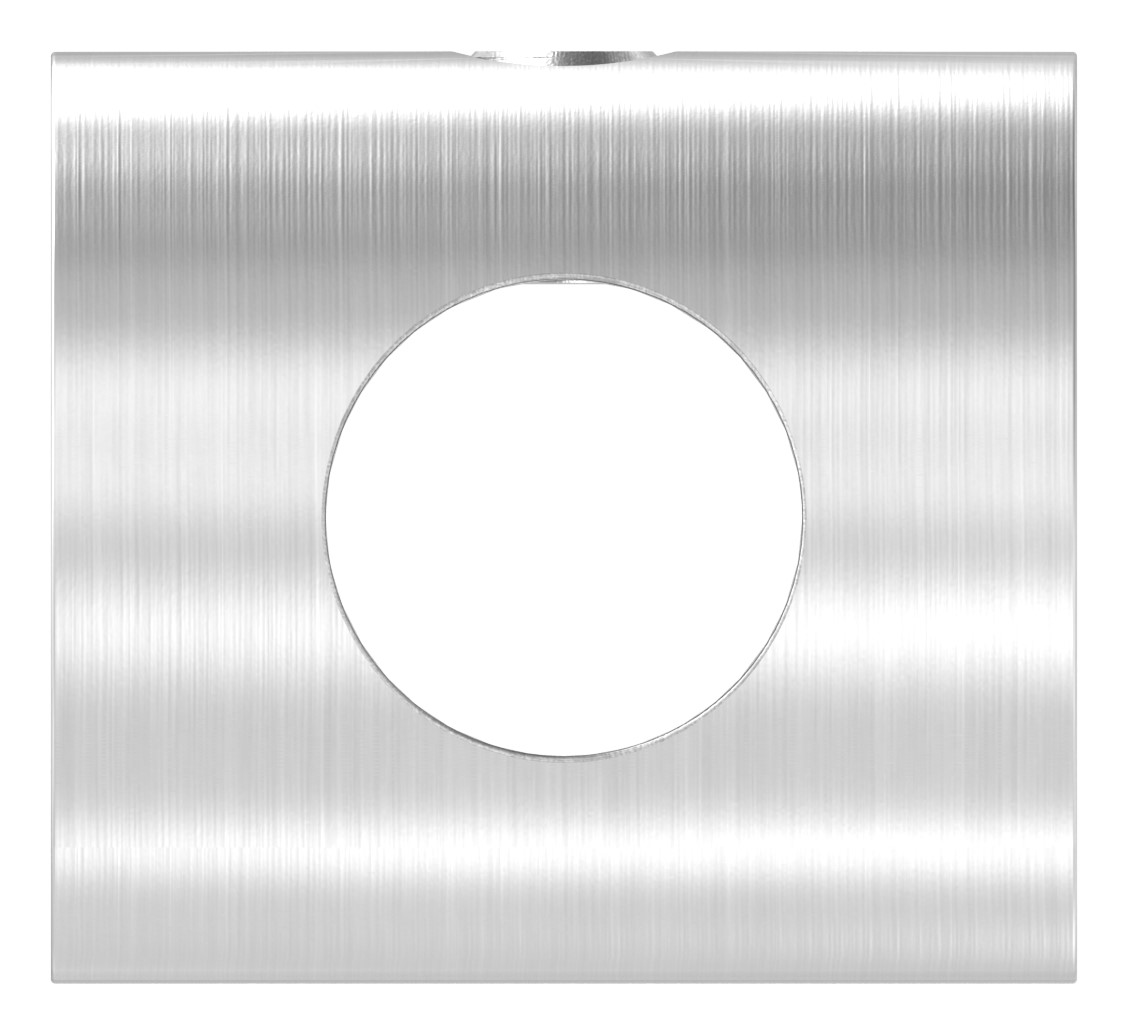 Querstabhalter (Montage zwischen zwei Flacheisen) mit 10,2mm Bohrung, V2A