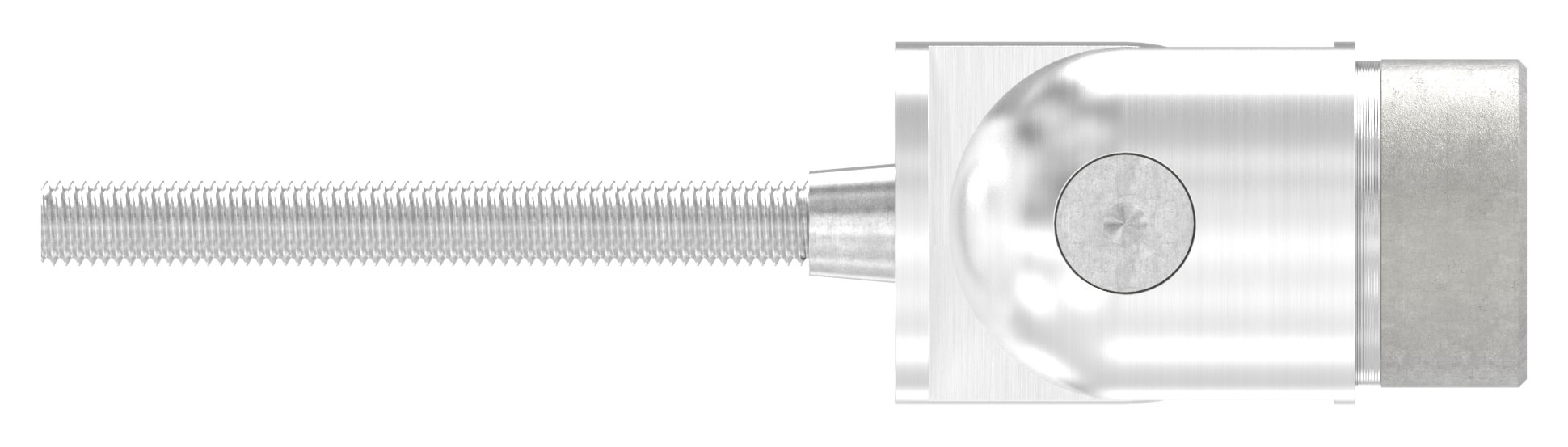 Wandhalter mit Gelenk zum Einbetonieren für Rohr 42,4x2,0mm, V2A