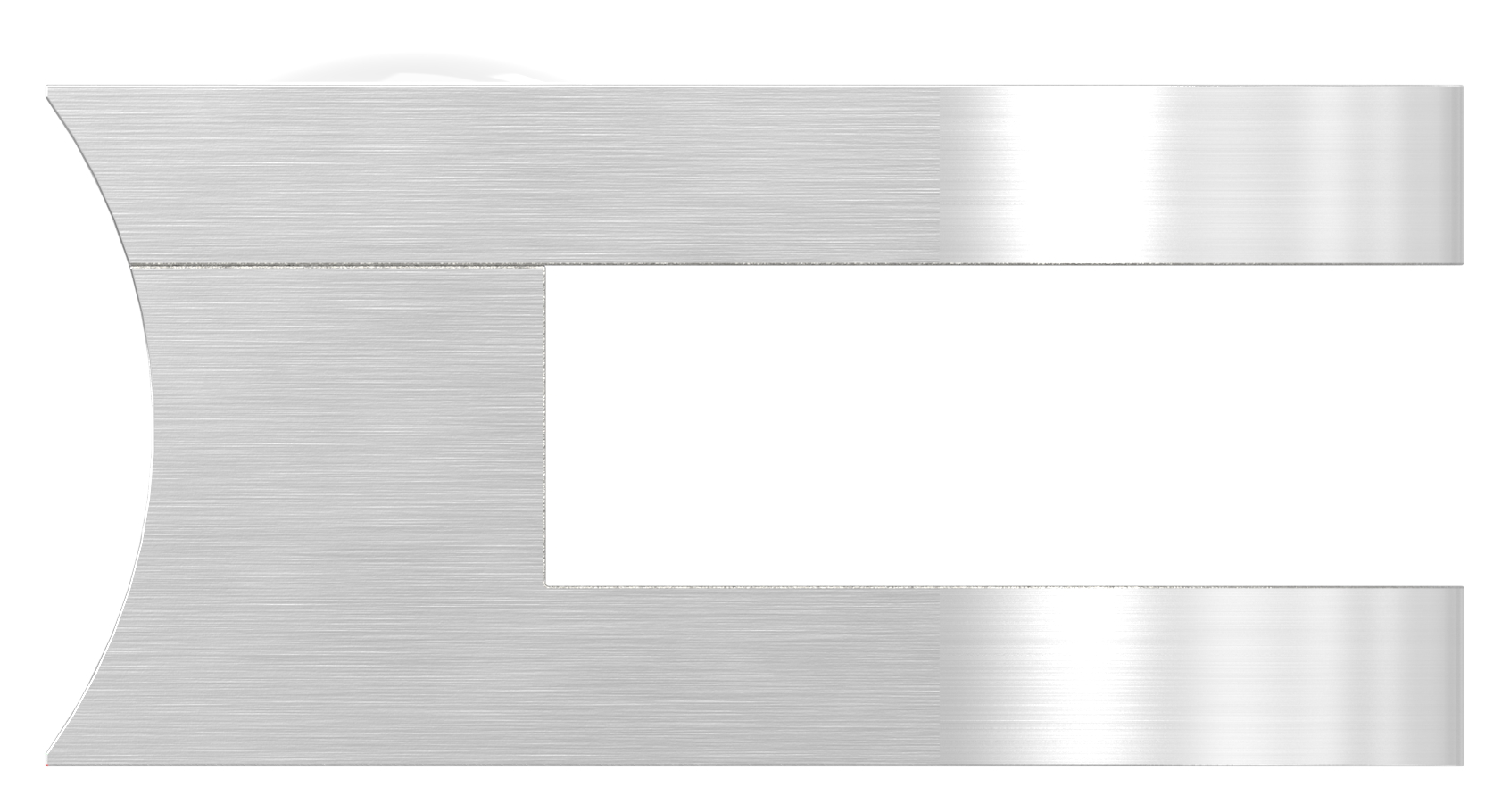 Glasklemme Mod. 30, Anschluss: 42,4mm, V4A Glasklemme Mod. 30, Anschluss: 42,4mm, V4A