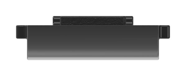 Sicherungsplatte für Mod. 38 , Zink roh pulverbeschichtet in RAL 9005 glänzend